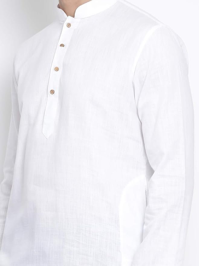 VASTRAMAY Men Cotton Regular Fit Kurta - Image 3