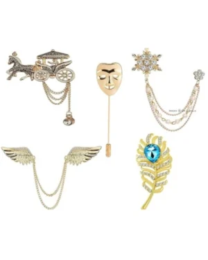 Om Jewells Men'S Indo Fashion Jewellery Pin Brooch